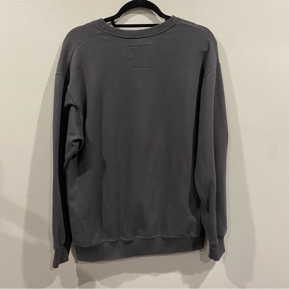Hollister California Malibu Hotel Graphic Crewneck Pullover Sweatshirt Gray XS - Picture 3 of 8